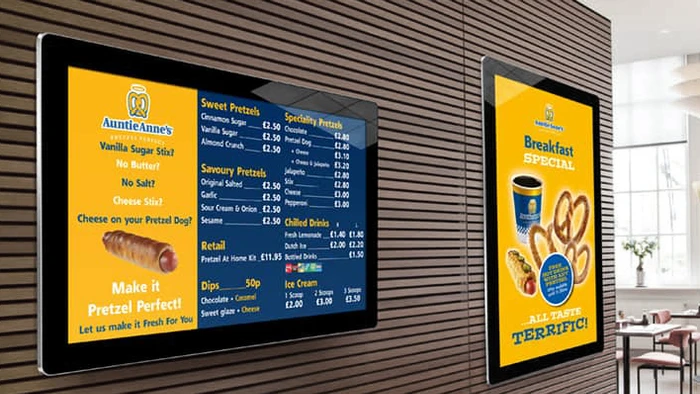 Example digital signage solution